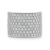 Brilliant Cut Pave Diamond Ring - Dracakis Jewellers